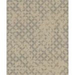 City Romance Kör mintás: barna alapon króm vlies-vinyl tapéta