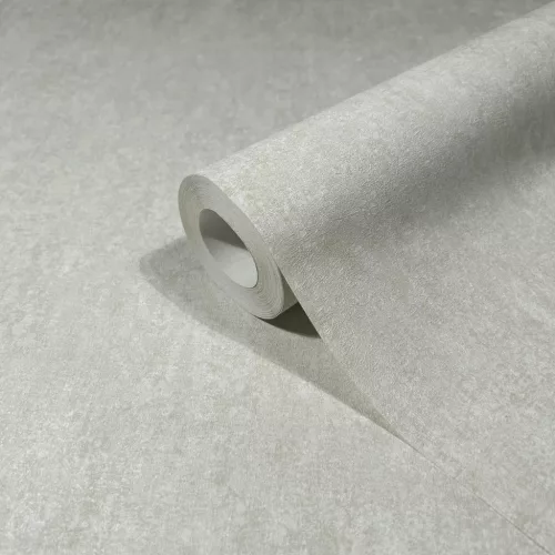 City Romance Beton: matt törtfehér mintás vlies-vinyl tapéta