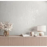 City Romance Beton: krémfehér alapon gyöngyház fényes mintás vlies-vinyl tapéta