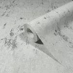 City Romance Beton: v.szürke alapon ezüst fényes mintás vlies-vinyl tapéta