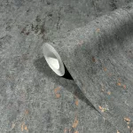 City Romance Beton: fekete alapon arany fényes mintás vlies-vinyl tapéta