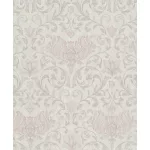 City Romance Indás: krém a. mályvás rózsaszínes inda mintás vlies-vinyl tapéta