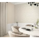 City Romance Indás: kékesszürke-bézs inda mintás vlies-vinyl tapéta