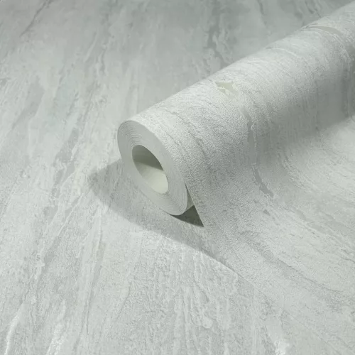 City Romance Mészkő: kékesfehér alapon fényes mintás vlies-vinyl tapéta