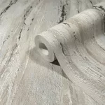 City Romance Mészkő: barnás-szürke alapon fényes mintás vlies-vinyl tapéta