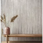 City Romance Mészkő: barnás-szürke alapon fényes mintás vlies-vinyl tapéta