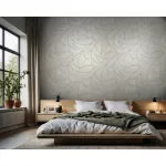 Ritus: Halvány bézses gyöngyházas fényes hatású modern dombormintás (mosható) vlies-vinyl tapéta