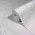 Ritus: Törtfehéres gyöngyházas fényes hatású modern dombormintás (mosható) vlies-vinyl tapéta