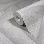 Ritus: Ezüstszürkés gyöngyház fényes hatású modern dombormintás (mosható) vlies-vinyl tapéta