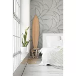 Ritus: Ezüstszürkés gyöngyház fényes hatású modern dombormintás (mosható) vlies-vinyl tapéta