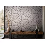 Ritus: Fekete bronzos ezüst gyöngyházas fényes hatású modern dombormintás (mosható) vlies-vinyl tapéta