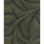 Ritus: Fekete arany gyöngyház fényes hatású modern dombormintás (mosható) vlies-vinyl tapéta