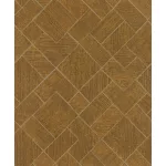 Ritus: Óarany arany pici barnával gyöngyházas fényes hatású négyszöges modern dombormintás (mosható) vlies-vinyl tapéta