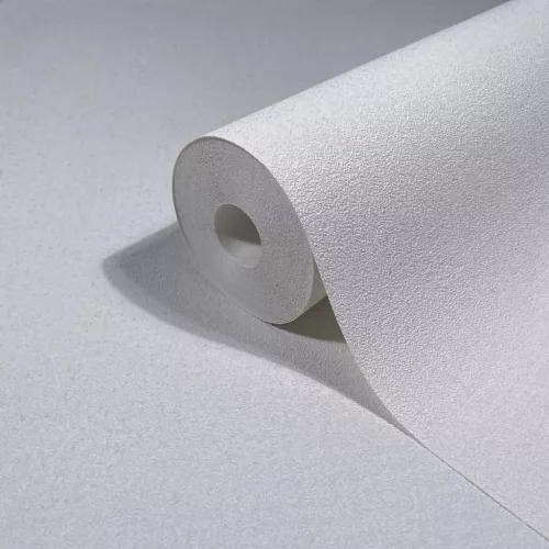 Ritus: Fehér egyszínű matt texturált (mosható) vlies-vinyl tapéta