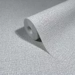 Ritus: Ezüst egyszínű matt texturált (mosható) vlies-vinyl tapéta