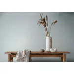 Ritus: Kékesszürke-arany apró betonmintás egyszínű matt texturált (mosható) vlies-vinyl tapéta