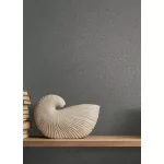 Ritus: sötétszürke apró betonmintás egyszínű matt texturált (mosható) vlies-vinyl tapéta