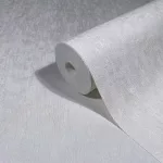 Ritus: Fényes fehér vakolatmintás egyszínű matt texturált (mosható) vlies-vinyl tapéta