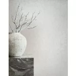 Ritus: Fényes fehér vakolatmintás egyszínű matt texturált (mosható) vlies-vinyl tapéta