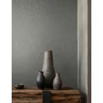 Ritus: Fényes szürke vakolatmintás egyszínű matt texturált (mosható) vlies-vinyl tapéta