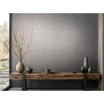 Ritus: Barnáslila alapon fémes bronz virág mintás(mosható) vlies-vinyl tapéta