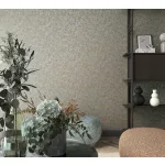 Ritus: Modern barna-kék rombusz mintás (mosható) vlies-vinyl tapéta