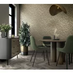 Ritus: Modern barna-arany rombusz mintás (mosható) vlies-vinyl tapéta