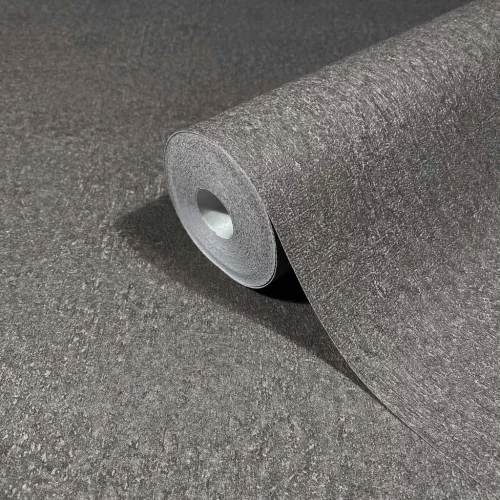 Ritus: Matt datolyabarna matt beton hatású (mosható) vlies-vinyl tapéta