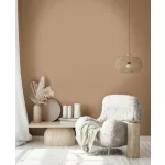 Ritus: Matt karamellbarna matt beton hatású (mosható) vlies-vinyl tapéta