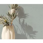 Ritus: Matt zöldes-szürke beton hatású (mosható) vlies-vinyl tapéta