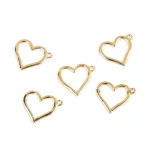 Arany szív medál 21x25 mm