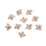 Arany színű fém medál mini méhecske 13x11 mm