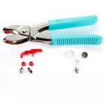 Prym Love Türkiz multifunkciós patentozó, ringliző és lyukasztó készülék