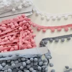 POM-POM (bojt) szalag több színben