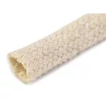 Pamut lapos zsinór (7 mm széles): Vil. bézs (#1)