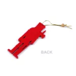 Diótörő fa katona (karácsonyi) dísz akasztóval több fajta