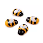 Kis fa öntapadós méhecskék (13*19 mm)