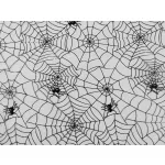 0,85 m EGYBEN KÉRHETŐ Fekete pókhálós ORGANZA Halloween-re (Wednesday jelmeznek)
