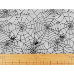 Fekete pókhálós ORGANZA Halloween-re (Wednesday jelmeznek)
