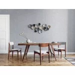 Metálos kollekció Speciel FX2: Kékesszürke-ezüst minimál (mosható) vlies-vinyl tapéta