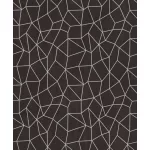 Metálos kollekció Speciel FX2: Antracit geometrikus háló mintás (mosható) vlies-vinyl tapéta