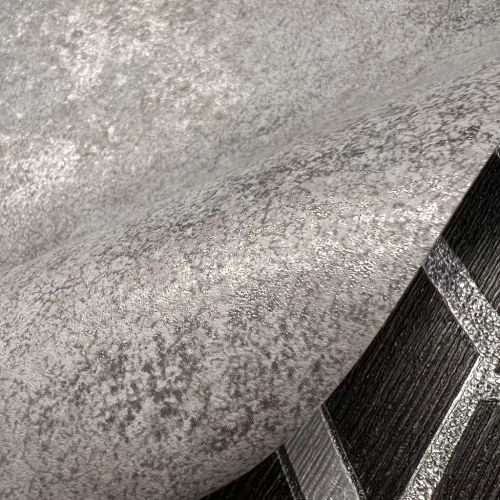 Metálos kollekció Speciel FX2: Szürke-ezüst fényes tapéta (mosható) vlies-vinyl tapéta