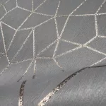 Metálos kollekció Speciel FX2: Égszínkék geometrikus háló mintás (mosható) vlies-vinyl tapéta