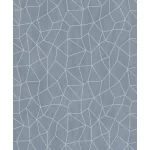 Metálos kollekció Speciel FX2: Égszínkék geometrikus háló mintás (mosható) vlies-vinyl tapéta