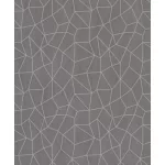 Metálos kollekció Speciel FX2: Melegszürke geometrikus háló mintás (mosható) vlies-vinyl tapéta