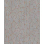 Metálos kollekció Speciel FX2: Pezsgőarany geometrikus háló mintás (mosható) vlies-vinyl tapéta