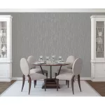 Metálos kollekció Speciel FX2: Bézs alapon kékes fényerezetes csíkos (mosható) vlies-vinyl tapéta