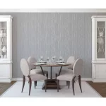 Metálos kollekció Speciel FX2: Gyöngyszürke-ezüst arany erezetcsíkos (mosható) vlies-vinyl tapéta