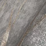 Metálos kollekció Speciel FX2: Acélkék alapon finom metál ívhullámos (mosható) vlies-vinyl tapéta