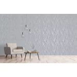 Metálos kollekció Speciel FX2: Gyöngyszürke lágy hullámvonalas (mosható) vlies-vinyl tapéta